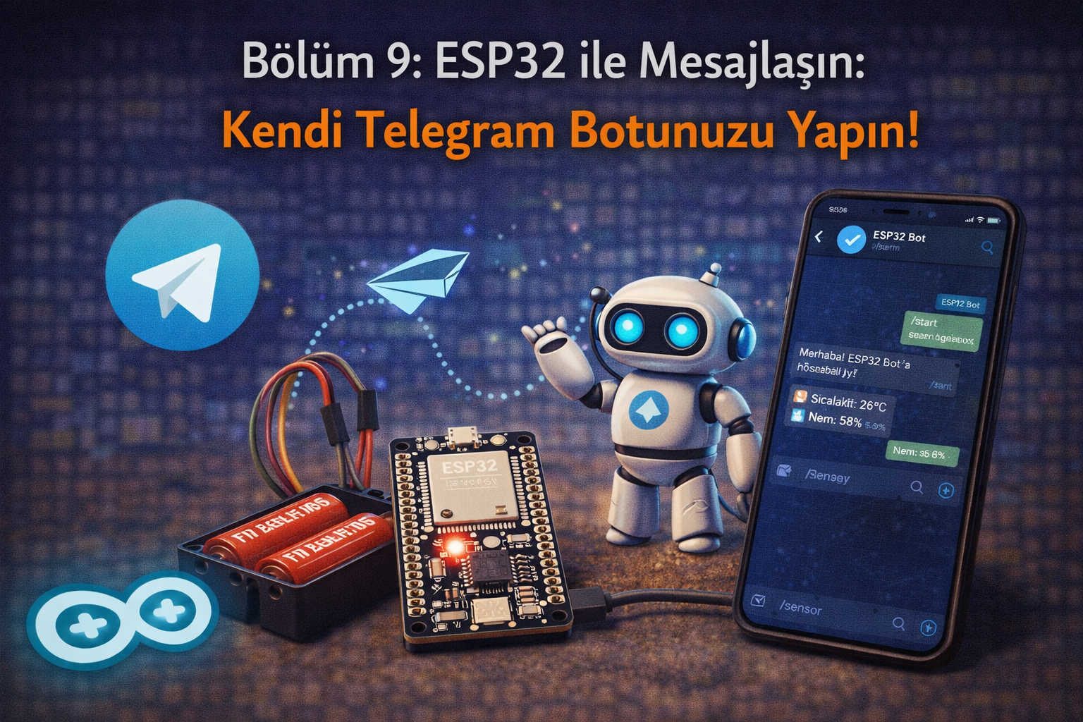 Bölüm 9: ESP32 ile Mesajlaşın: Kendi Telegram Botunuzu Yapın!